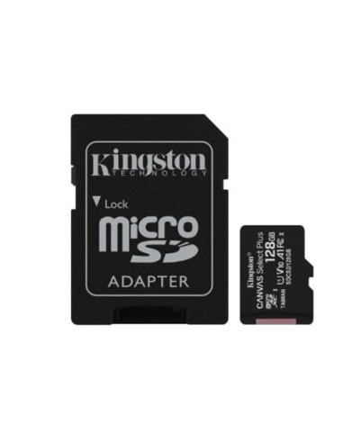 MEMORIA MICRO SD KINGSTON CLASE 10 128GB 100MB/S