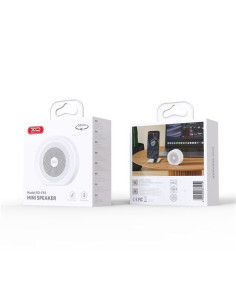 ALTAVOZ BLUETOOH SOBREMESA 3W BLANCO F61 XO 2