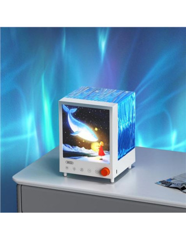 ALTAVOZ BLUETOOTH CON LAMPARA DECORATIVA Y EFECTOS LED XOOZ14 XO