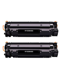 PACK 2 CARTUCHOS TONER COMPATIBLE HP 285A 2K
