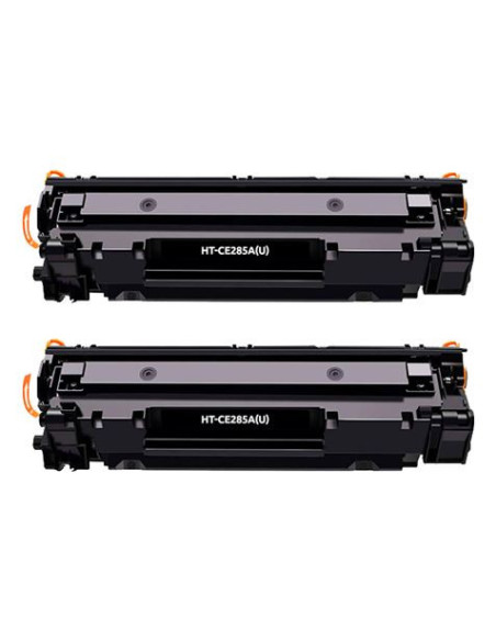 PACK 2 CARTUCHOS TONER COMPATIBLE HP 285A 2K