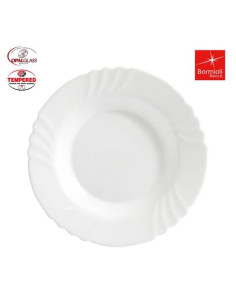 SET 6 PLATOS HONDOS 24X3CM EBRO BORMIOLI