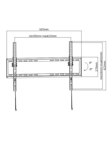 SOPORTE TV LED ULTRA SLIM 37-80 CROMAD