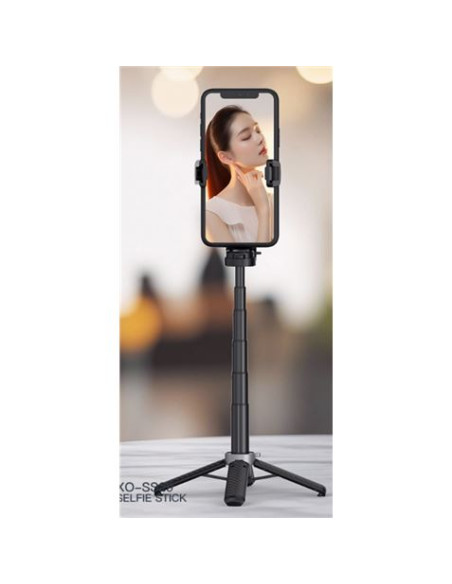 SOPORTE TRIPODE Y STICK SELFIE BLUETOOTH SS29 NEGRO XO