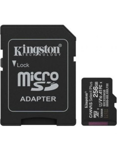 MEMORIA MICRO SD KINGSTON CLASE 10 256GB 100MB/S