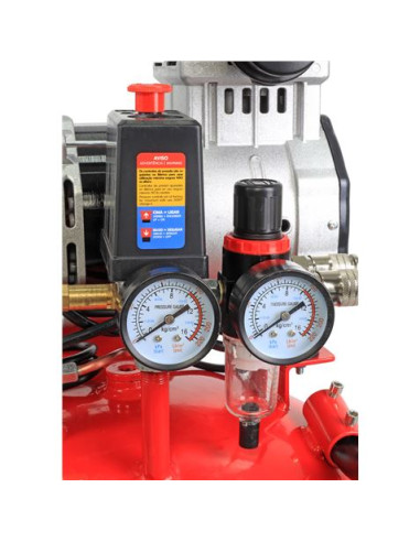 COMPRESOR DE AIRE VERTICAL 50 LITROS | 2HP | 10BAR | SILENCIOSO MADER