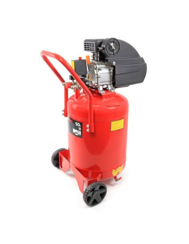 COMPRESOR DE AIRE VERTICAL 50 LITROS | 2HP | 8BAR MADER