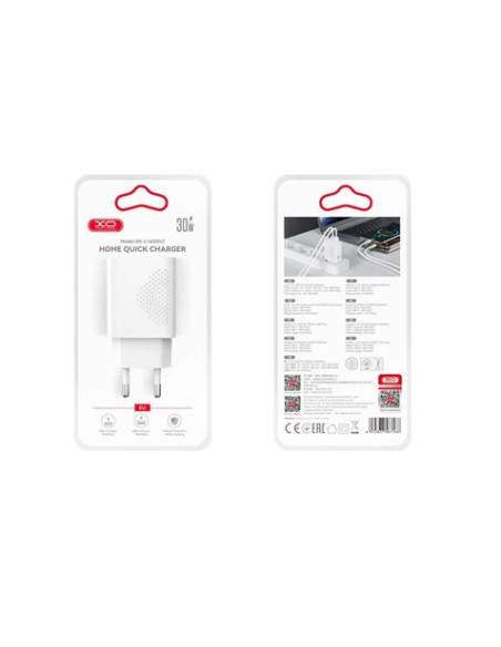 CARGADOR 30W USB + USB-C L163 XO