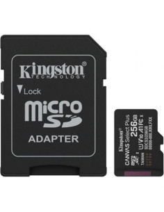 MEMORIA MICRO SD KINGSTON CLASE 10 256GB 100MB/S