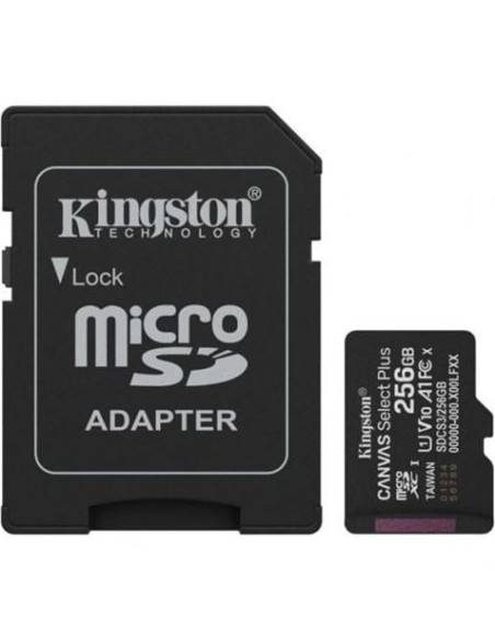 MEMORIA MICRO SD KINGSTON CLASE 10 256GB 100MB/S