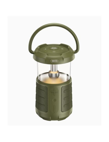ALTAVOZ BLUETOOTH 15W CON LAMPARA CAMPING XOF49 VERDE XO
