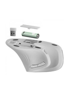 RATON GAMING ERGONOMICO INALAMBRICO MMW-ERGOPROW 3200DPI BLANCO MARS GAMING 2