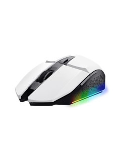 RATON GAMING INALAMBRICO RECARGABLE RGB BLANCO TRUST