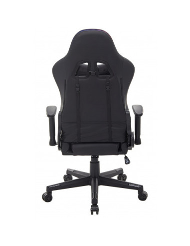 SILLA GAMING RGB SERIE FENRIR NEGRA CROMAD