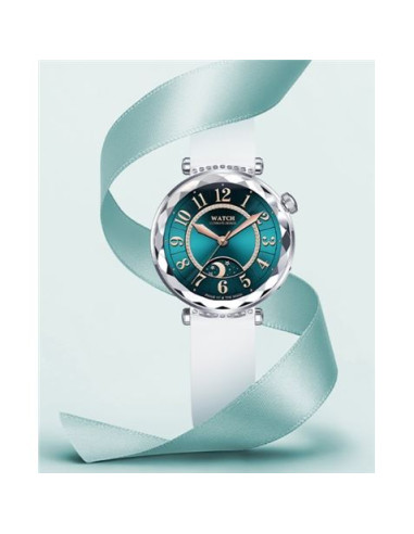 SMARTWATCH J13 1.19\" AMOLED | IP68 | DEPORTES | PLATA/BLANCO XO