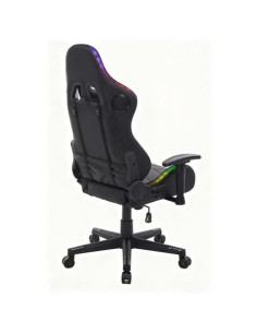 SILLA GAMING SERIE NITRO NEGRO/AZUL CROMAD