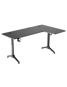 MESA GAMING PRO1300 FIBRA CARBONO | L DERECHA | ALFOMBRILLA 80X30CM | MUVIP 2