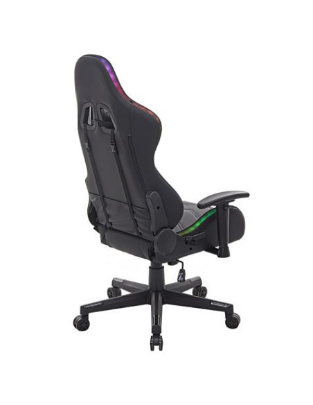 SILLA GAMING RGB SERIE FENRIR NEGRA CROMAD