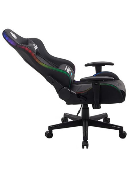 SILLA GAMING RGB SERIE FENRIR NEGRA CROMAD