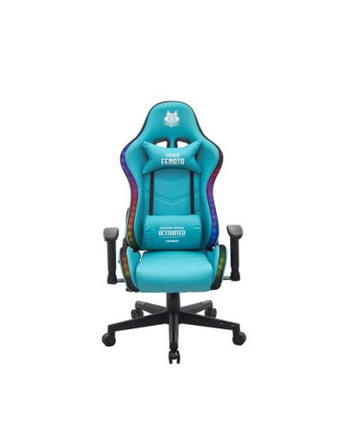 SILLA GAMING RGB SERIE FENRIR VERDE CROMAD