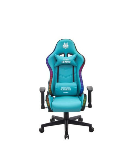 SILLA GAMING RGB SERIE FENRIR VERDE CROMAD