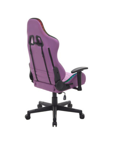 SILLA GAMING RGB SERIE FENRIR VIOLETA CROMAD