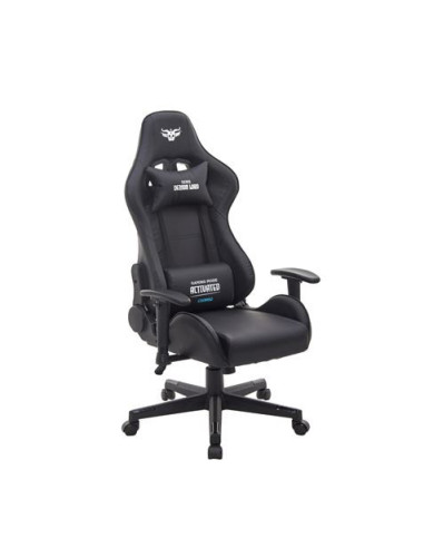 SILLA GAMING SERIE DEMON LORD NEGRA CROMAD