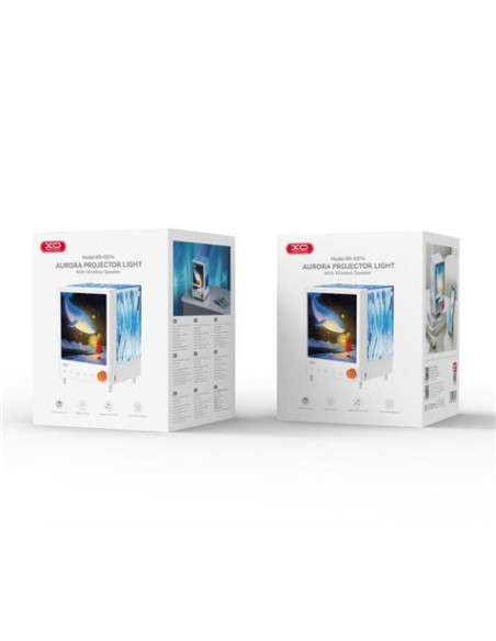 ALTAVOZ BLUETOOTH CON LAMPARA DECORATIVA Y EFECTOS LED XOOZ14 XO
