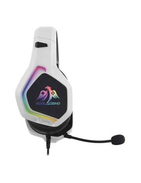 AURICULAR GAMING G6 | XBOX | PS5 | SWITCH | PC | BLANCO COOLSOUND