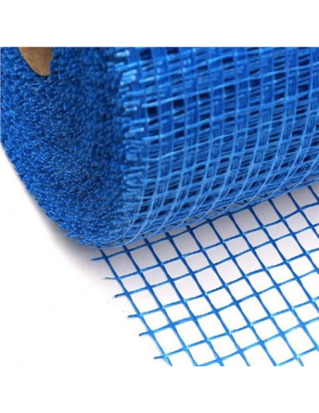 MALLA DE FIBRA DE VIDRIO AZUL 90GR/M2 1X50MTR SUNGARDEN
