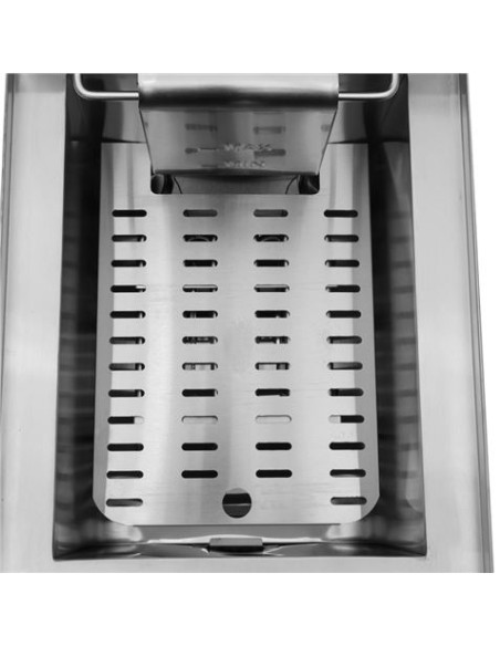 FREIDORA ELÉCTRICA PROFESIONAL 10+10 LITROS 2X3000W CHEF PRO