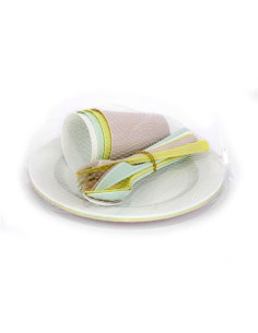 PACK CUBIERTOS PICNIC 20 PIEZAS DEM