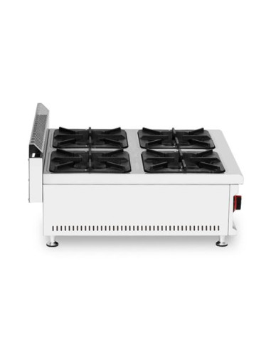 COCINA A GAS PROFESIONAL 4 FUEGOS CHEF PRO