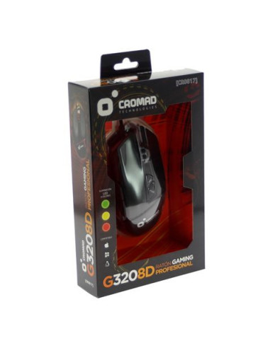 RATON GAMING G320 8D PROFESIONAL CROMAD