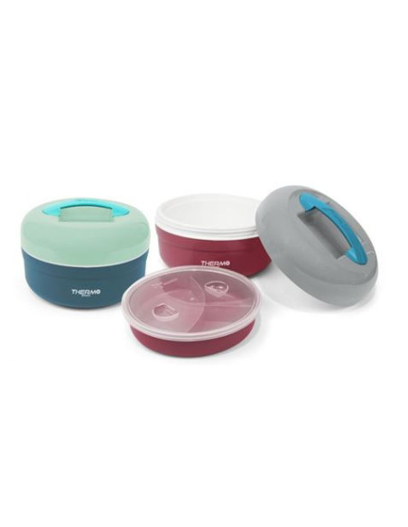 TERMO PARA ALIMENTOS DOBLE ALTURA 4 COMPARTIMENTOS TOTAL 1500CC