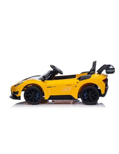 COCHE INFANTIL A BATERIA CON CONTROL REMOTO MASSERATI MC20 GT2 AMARILLO