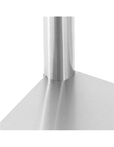 MESA DE TRABAJO ACERO INOXIDABLE 140X70X85CM CHEF PRO