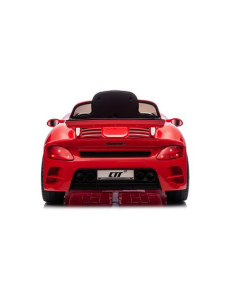 COCHE INFANTIL A BATERIA CON CONTROL REMOTO PORSCHE RUF CTR3 ROJO