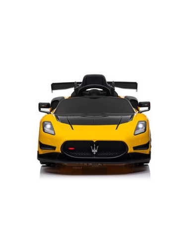 COCHE INFANTIL A BATERIA CON CONTROL REMOTO MASSERATI MC20 GT2 AMARILLO