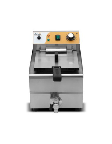 FREIDORA ELÉCTRICA PROFESIONAL 10 LITROS 3000W CHEF PRO