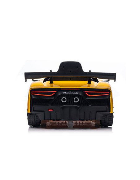 COCHE INFANTIL A BATERIA CON CONTROL REMOTO MASSERATI MC20 GT2 AMARILLO