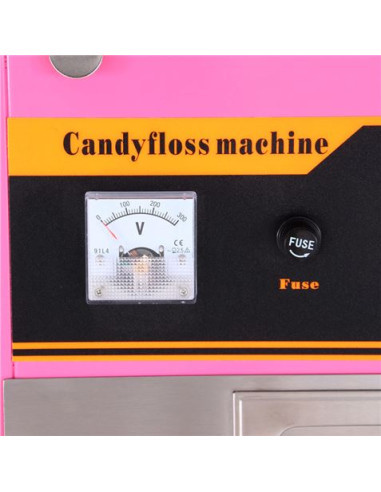 MÁQUINA DE ALGODON DE AZÚCAR PROFESIONAL 1080W CHEF PRO