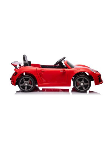 COCHE INFANTIL A BATERIA CON CONTROL REMOTO PORSCHE RUF CTR3 ROJO