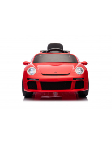 COCHE INFANTIL A BATERIA CON CONTROL REMOTO PORSCHE RUF CTR3 ROJO