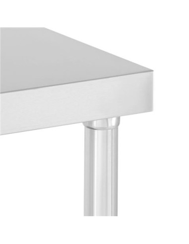 MESA DE TRABAJO ACERO INOXIDABLE 120X70X85CM CHEF PRO