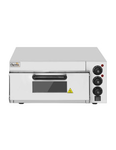 HORNO DE PIZZA ELÉCTRICO PROFESIONAL 1 CÁMARA 2000W CHEF PRO 2