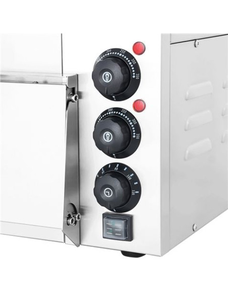HORNO DE PIZZA ELÉCTRICO PROFESIONAL 1 CÁMARA 2000W CHEF PRO