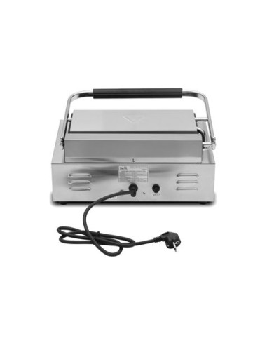 SANDWICHERA INDUSTRIAL SUPERFICIE MIXTA (RAYADA + LISA) 2200W CHEF PRO