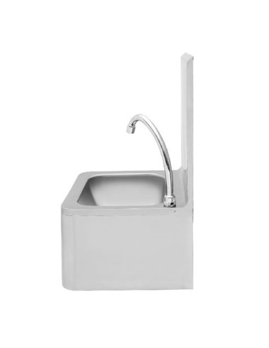 FREGADERO MURAL ACERO INOX PROFESIONAL CON GRIFO Y DISPENSADOR CHEF PRO