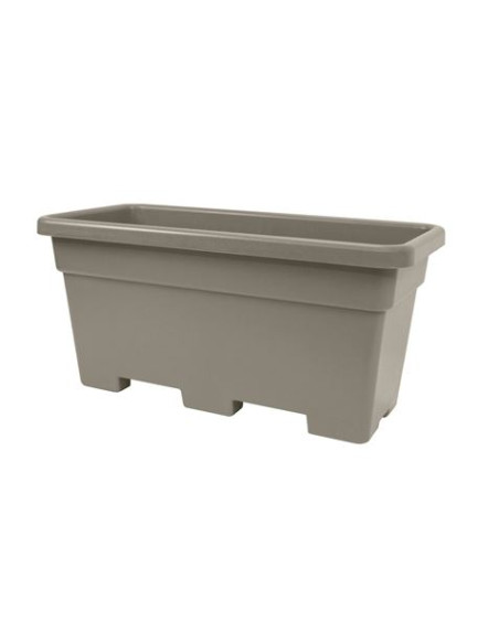 JARDINERA MAXI RECTANGULAR 80CM TORTORA ARTPLAST